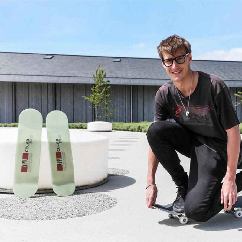 Will fiberglass become the new standard material for skateboards